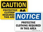 Protective Clothing Signs