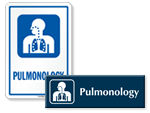 Pulmonology Door Signs