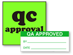 QA / QC Approved Labels
