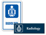 Radiology Door Signs