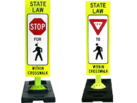Reboundable Crosswalk Signs