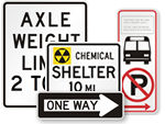 Regulatory Traffic Signs