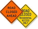 Road Closed Sign