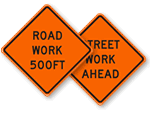 Road Work Signs