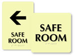 Safe Room Signs