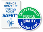 Safety Slogan Signs