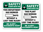 Safety Starts with You Scoreboards