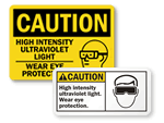 Ultraviolet Light   UV Safety Signs