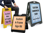 A Frame Sidewalk Signs