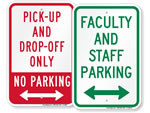 School Parking Signs