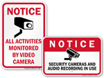 Security Camera Signs