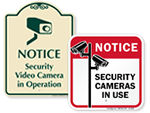 Security Camera Signs