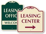 Leasing Office Signs