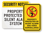 Silent Alarm Signs