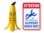 Slippery When Wet Signs