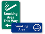 Smoking Allowed Signs