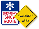 Snow Emergency Signs