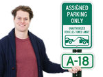 Parking Space Signs