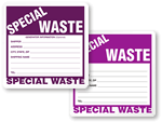 Special Waste Labels