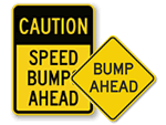 Speed Bump Signs