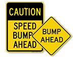 Speed Bump Signs