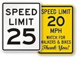 Speed Limit Signs