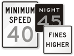 Speed Limit Signs