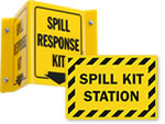 Spill Kit Signs