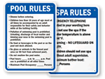 State Pool & Spa Signs