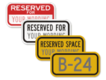 Custom Parking Spot Signs