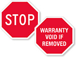 Stop Sign Destructible Labels