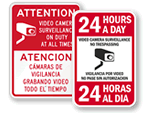 Bilingual Surveillance Signs