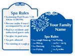 Pool Rules Signs