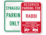 Synagogue Signs