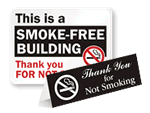 Thank You For Not Smoking Signs