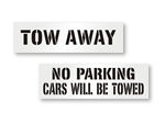 Tow Away Stencils