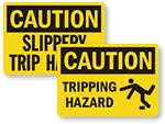 Slip and Trip Warning Signs