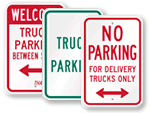 Truck Parking Signs