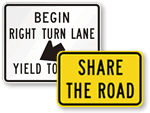 Share the Road Signs