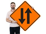 Two Way Traffic Sign