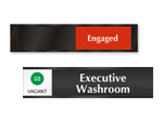 Vacant/Occupied Sliding Signs