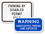 Van Accessible Parking Signs