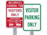 Visitor Parking Signs