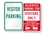 Visitor Parking Signs