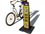 Walk Your Bike Signs