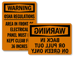 OSHA Warning Signs
