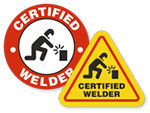 Welding Hard Hat Stickers