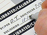 Write On Vinyl Calibration Labels