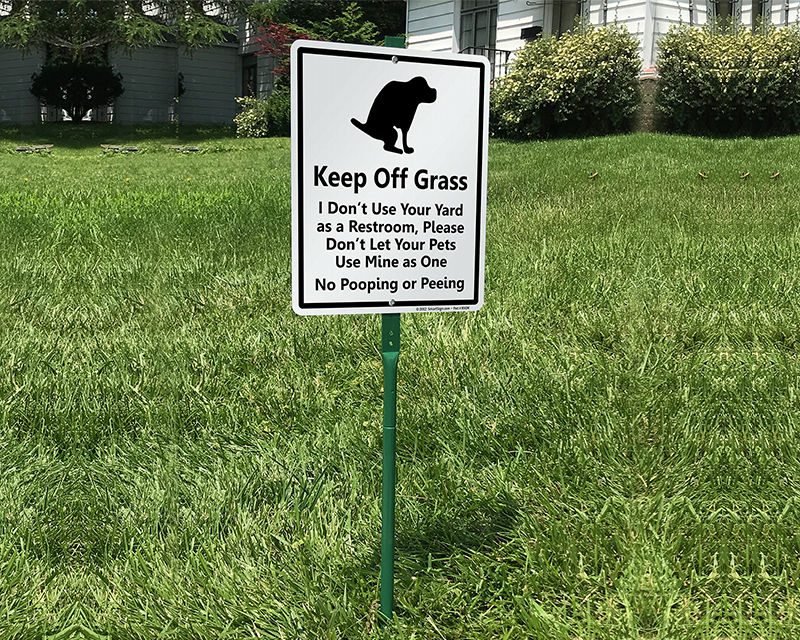 funny dog poop signs uk