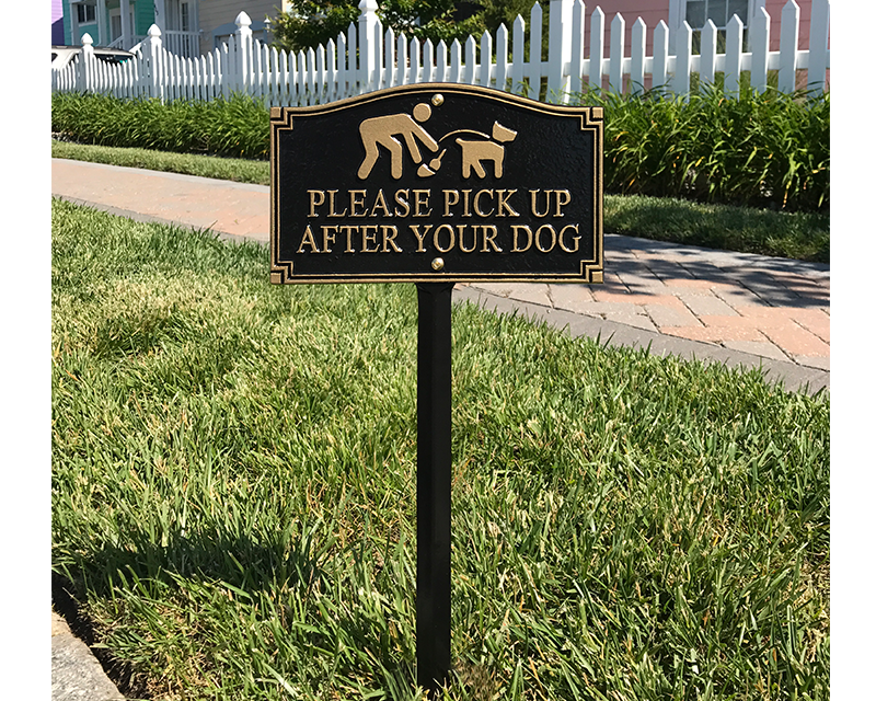 no-dog-and-curb-dog-plaques-elegant-cast-aluminum-from-26